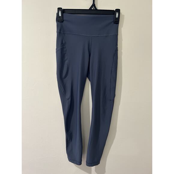 Athleta Legging Interval Stash High Rise 7/8 Small Pre-Owned - Picture 1 of 7